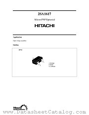 2SA1617 datasheet pdf Hitachi Semiconductor