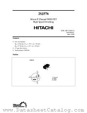 2SJ576 datasheet pdf Hitachi Semiconductor