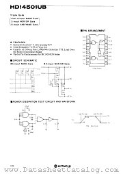 HD14501UB datasheet pdf Hitachi Semiconductor