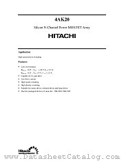 4AK20 datasheet pdf Hitachi Semiconductor