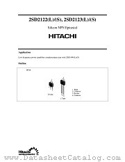 2SD2122S datasheet pdf Hitachi Semiconductor
