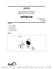 2SJ539 datasheet pdf Hitachi Semiconductor