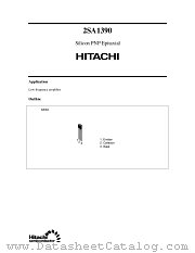 2SA1390 datasheet pdf Hitachi Semiconductor