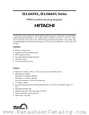 HA16664A SERIES datasheet pdf Hitachi Semiconductor