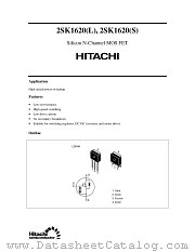2SK1620L datasheet pdf Hitachi Semiconductor