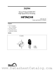 2SJ504 datasheet pdf Hitachi Semiconductor