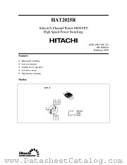 HAT2025R datasheet pdf Hitachi Semiconductor