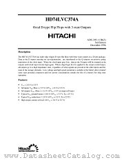 HD74LVC374A datasheet pdf Hitachi Semiconductor