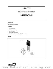 2SK1775 datasheet pdf Hitachi Semiconductor