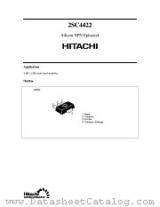 2SC4422 datasheet pdf Hitachi Semiconductor