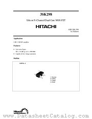3SK298 datasheet pdf Hitachi Semiconductor