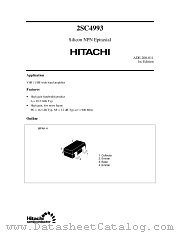2SC4993 datasheet pdf Hitachi Semiconductor