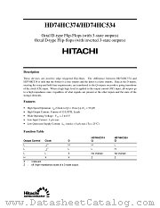 HD74HC534 datasheet pdf Hitachi Semiconductor