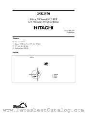 2SK2570 datasheet pdf Hitachi Semiconductor
