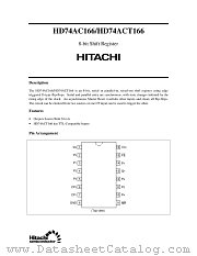 HD74AC166 datasheet pdf Hitachi Semiconductor
