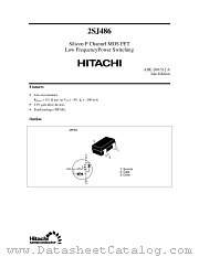 2SJ486 datasheet pdf Hitachi Semiconductor