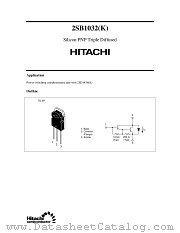 2SB1032K datasheet pdf Hitachi Semiconductor