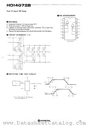 HD14072B datasheet pdf Hitachi Semiconductor