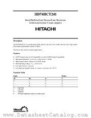 HD74HCT241 datasheet pdf Hitachi Semiconductor