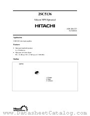 2SC5136 datasheet pdf Hitachi Semiconductor