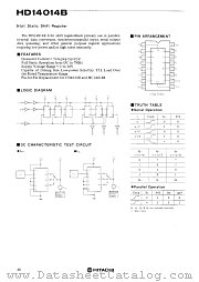 HD14014B datasheet pdf Hitachi Semiconductor