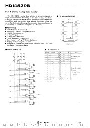 HD14529B datasheet pdf Hitachi Semiconductor