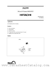2SJ399 datasheet pdf Hitachi Semiconductor
