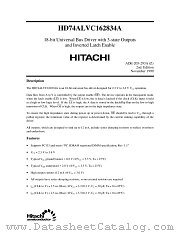 HD74ALVC162834A datasheet pdf Hitachi Semiconductor