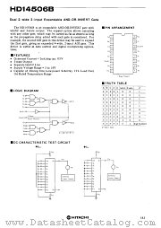 HD14506B datasheet pdf Hitachi Semiconductor