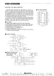 HD14566B datasheet pdf Hitachi Semiconductor