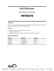 HA17324 SERIES datasheet pdf Hitachi Semiconductor
