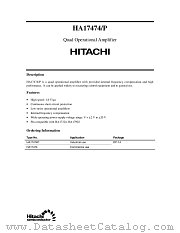 HA17474 datasheet pdf Hitachi Semiconductor