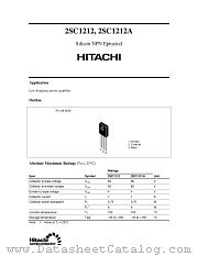 2SC1212A datasheet pdf Hitachi Semiconductor