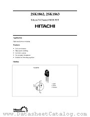 2SK1862 datasheet pdf Hitachi Semiconductor