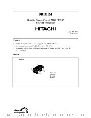 BB101M datasheet pdf Hitachi Semiconductor