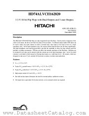 HD74ALVCH162820 datasheet pdf Hitachi Semiconductor