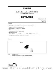 BB305M datasheet pdf Hitachi Semiconductor