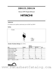 2SD1134 datasheet pdf Hitachi Semiconductor