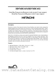 HD74HC651 datasheet pdf Hitachi Semiconductor
