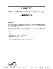 HD74HC253 datasheet pdf Hitachi Semiconductor