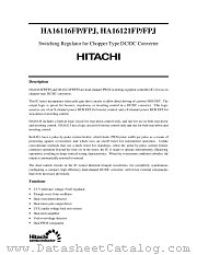 HA16121FPJ datasheet pdf Hitachi Semiconductor