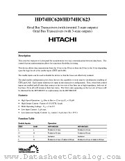 HD74HC623 datasheet pdf Hitachi Semiconductor