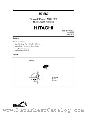 2SJ587 datasheet pdf Hitachi Semiconductor
