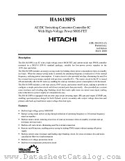 HA16138PS datasheet pdf Hitachi Semiconductor