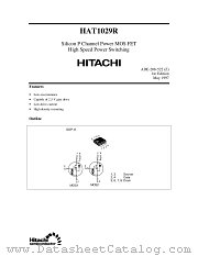 HAT1029R datasheet pdf Hitachi Semiconductor