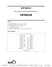 HD74HC05 datasheet pdf Hitachi Semiconductor