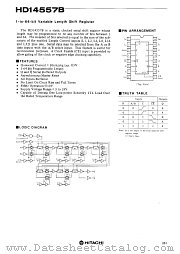 HD14557B datasheet pdf Hitachi Semiconductor