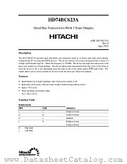 HD74BC623A datasheet pdf Hitachi Semiconductor