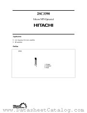 2SC3390 datasheet pdf Hitachi Semiconductor