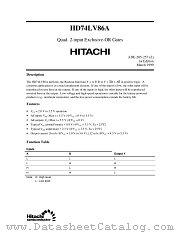 HD74LV86A datasheet pdf Hitachi Semiconductor